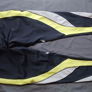 Fila Black and Yellow Leggings